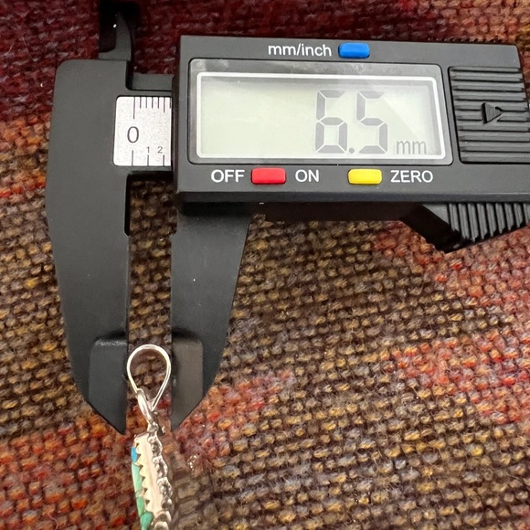 ❤️ Green Dahlia Kingman Turquoise Decorative Star 925 Statement Pendant 15.1 Gm - Picture 9 of 17